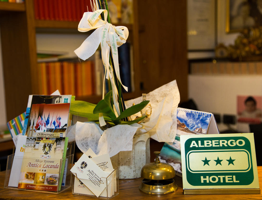 Albergo Antica Locanda กลูโซเน ภายนอก รูปภาพ